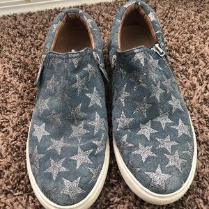 Silver star sneakers